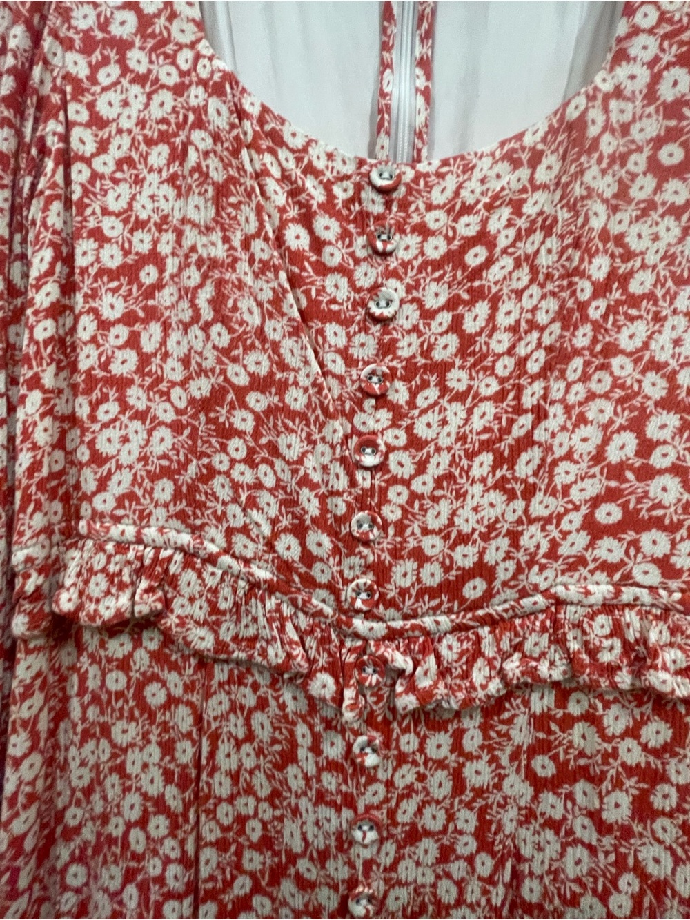 Lost + Wander Coral Pink Floral Maxi Dress - Picture 2 of 4